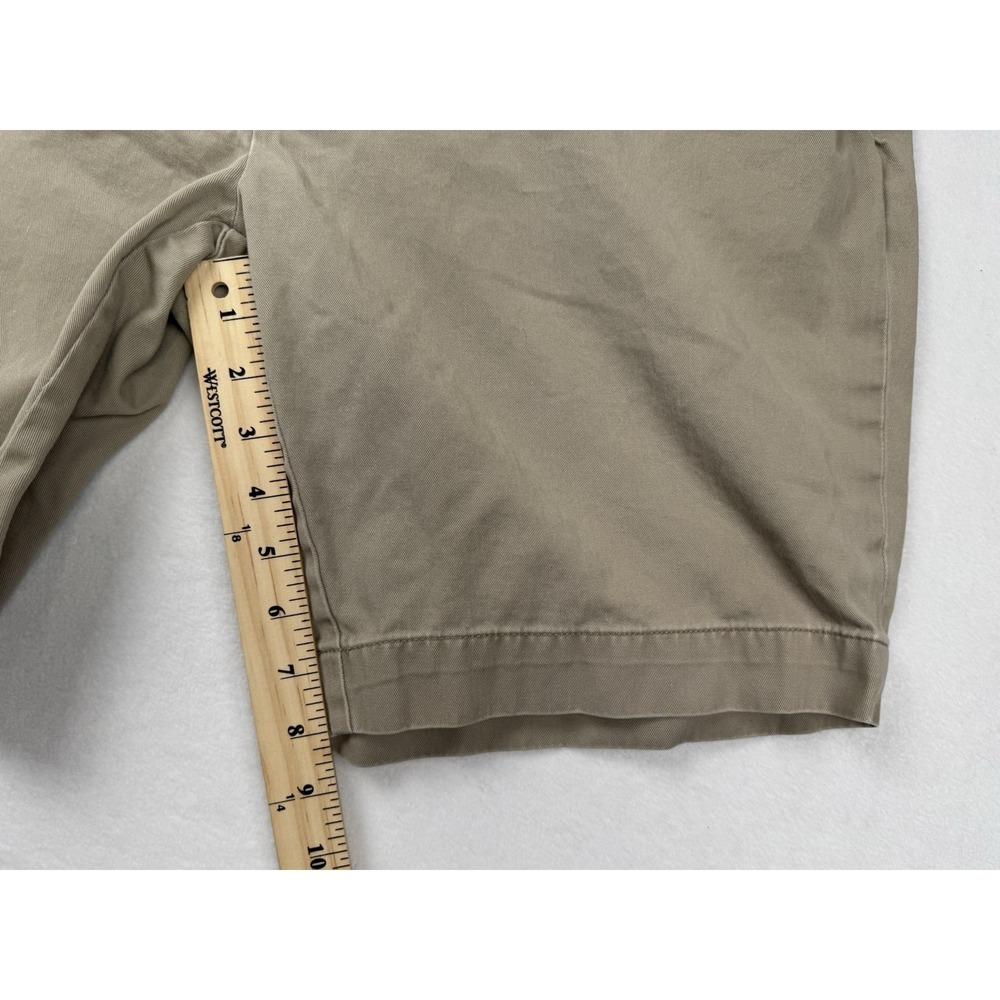Polo Ralph Lauren Mens Khaki Chino Shorts Classic Fit Flat Front Size 36 - Picture 6 of 7